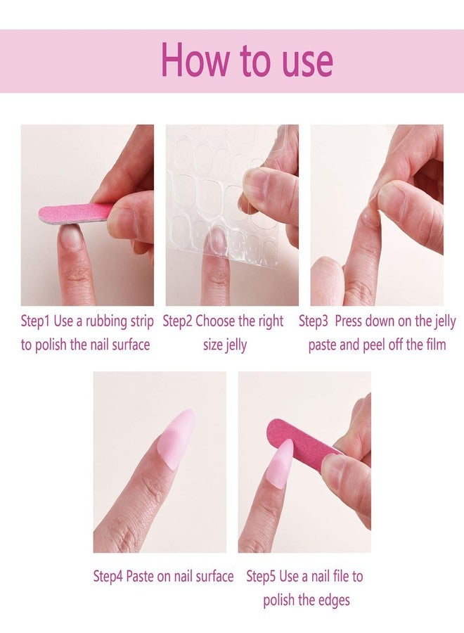 TBRZTR Pink Love Heart Valentine's Press on Nails Square Medium False Nails Pink Acrylic Nails Full Cover Stick on Nails Valentine's Nails Press Ons Artificial Glue on Nails for Women Holiday Nails - Image 5